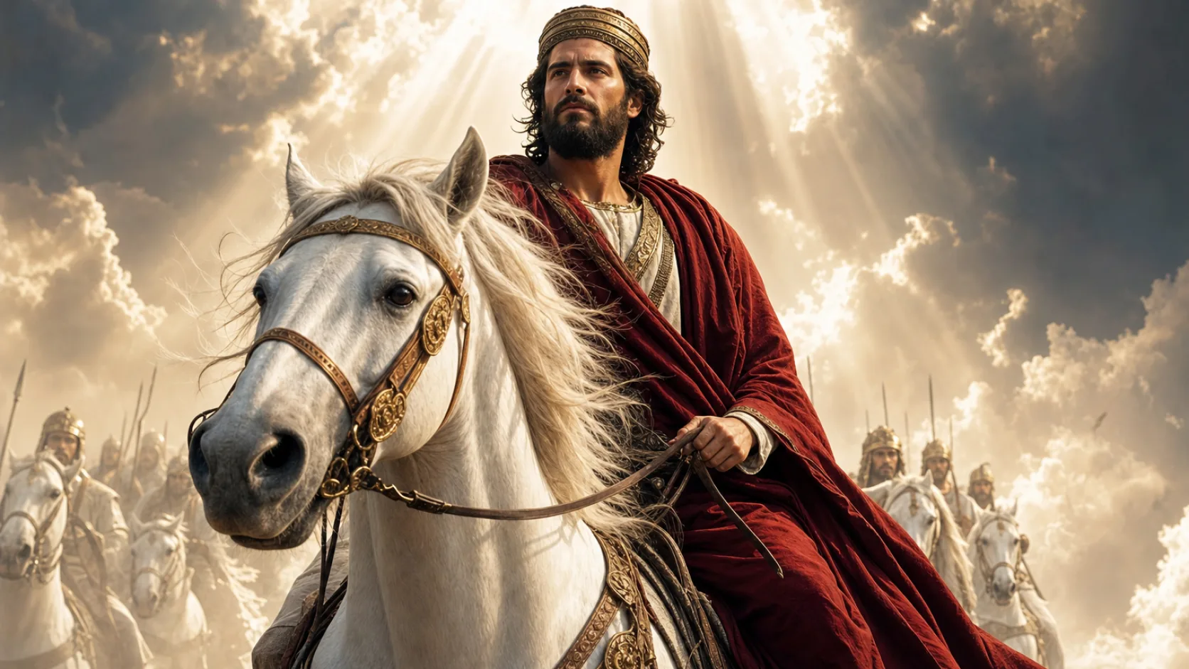 Jesus Christ as the victorious Rider