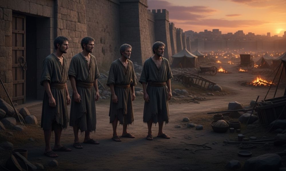 The Four Lepers at the City Gate