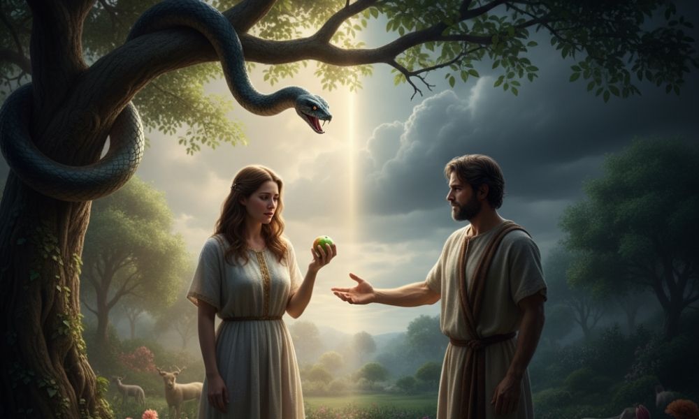 The fall of Adam and Eve