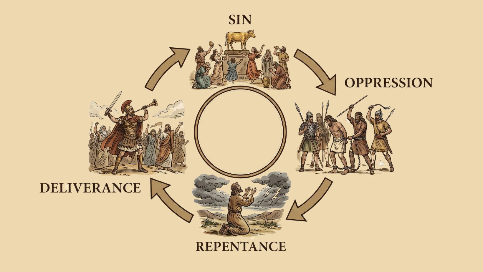 Israel’s Cycle of Rebellion and Deliverance