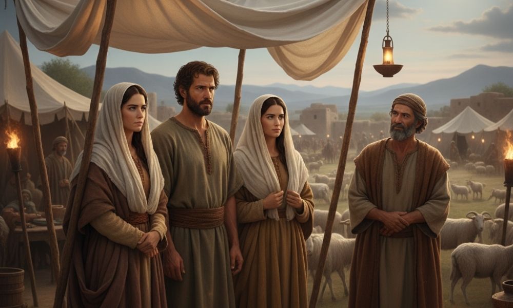 Jacob Marries Leah and Rachel