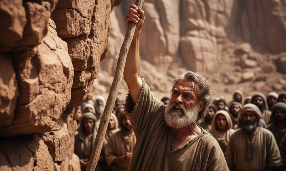Moses Strikes the Rock