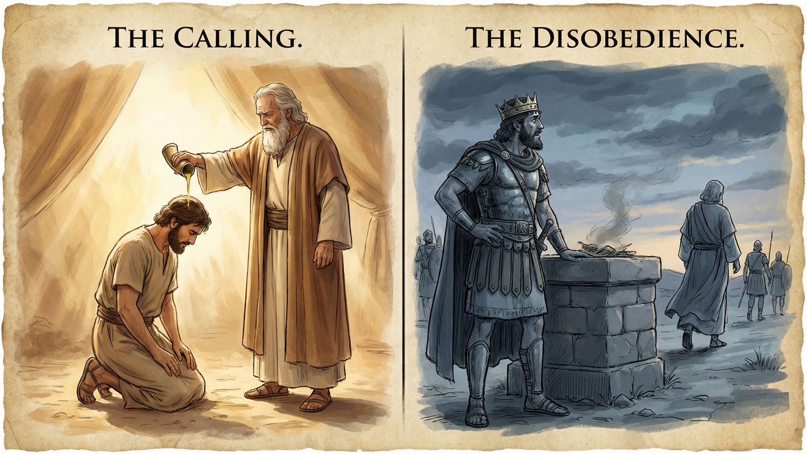 Saul Anointed and Reigns